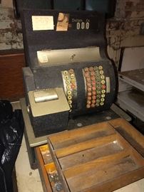 Vintage National cash register