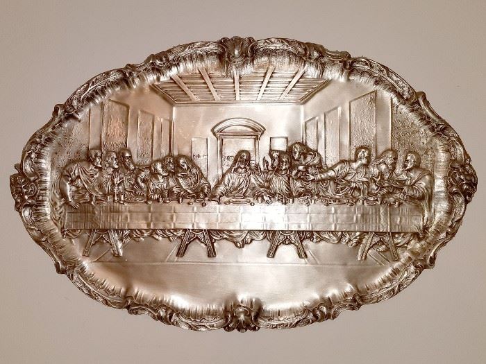Vintage Last Supper wall hanging