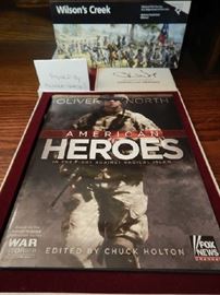 AMERICAN HEROES "SIGNED" BY OLIVER NORTH