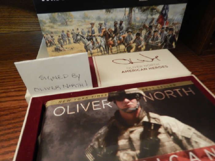 AMERICAN HEROES "SIGNED" BY OLIVER NORTH