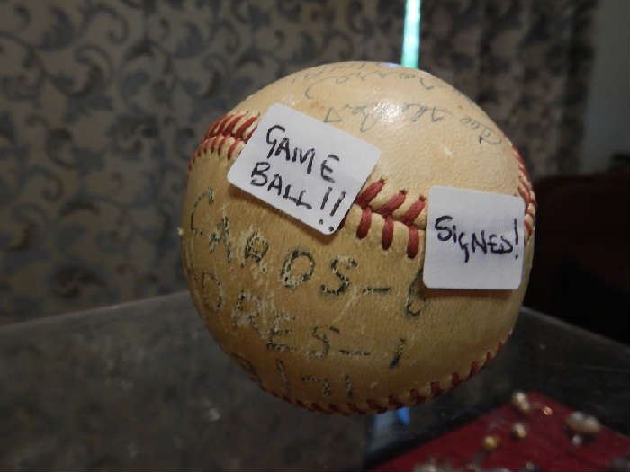 GAME BALL SIGNED BY JOE TORRE