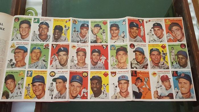 First Issue of Sports Illustrated with Baseball Cards intact