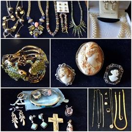 Some of the many pieces of Jewelry