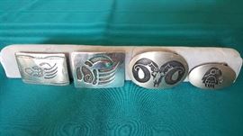 Sterling Belt Buckles