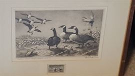 Artwork, many signed and original pieces.