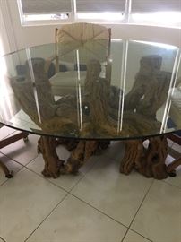 Driftwood table