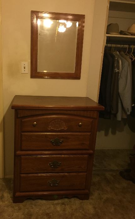 Dresser, Wall Mirror