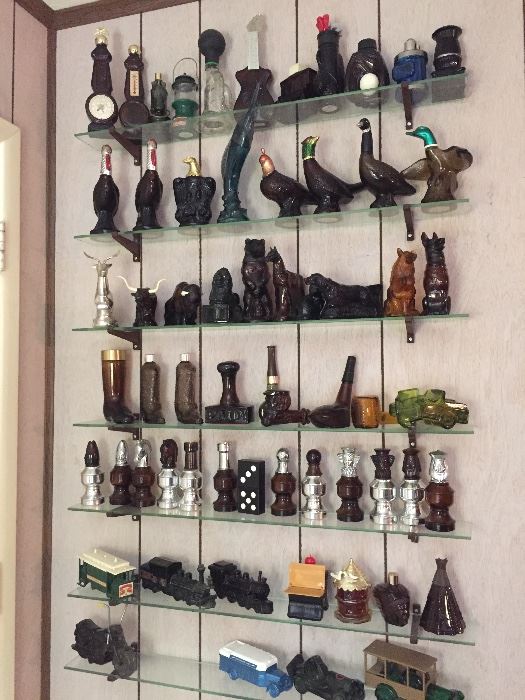 Vintage Assortment of Avon Collectors Bottles