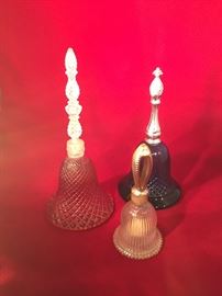 Vintage Assortment of Avon Collectors Bottles Bells