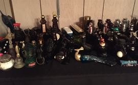 Vintage Assortment of Avon Collectors Bottles