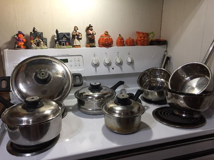 Assorted Pots & Pans, Seasonal Household Decor
