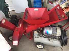 Wood Chipper/Shredder, Compressor