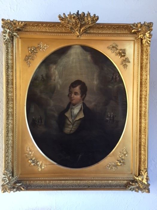 1848 Portrait of Robert Burns, the Scottish poet