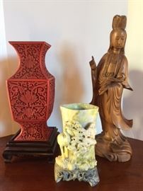 Cinnabar - Brush Pot - Quan Yinn