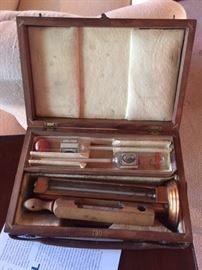 1800 Rare Hydrometer Kit in handmade box