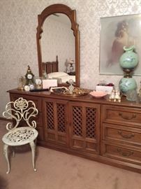 Dresser with Vanity Chair