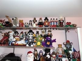Stuffed Animals and Nutcracker