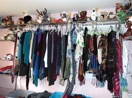 Plenty of dress and casual clothes