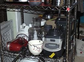 Kitchen Aid Mixer, Ninja Blender