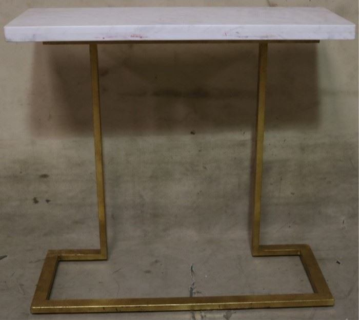 Jonathan Charles marble top geometric table