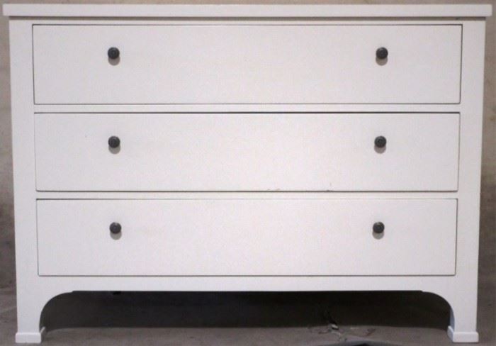 Modern History white lacquer chest