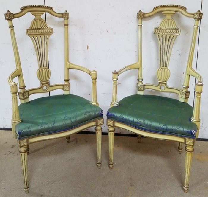 Vintage pair of arm chairs