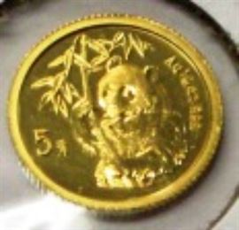 1995 China 1/20 oz gold coin