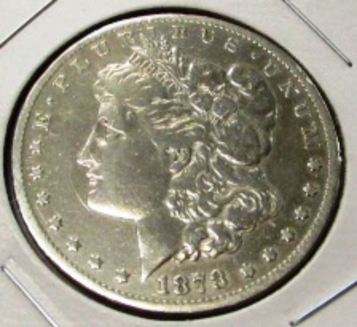 1878 Carson City silver dollar coin