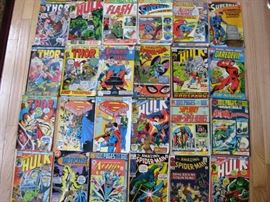 The next nine pictures are a sample of the comic book collection.
