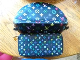 Faux Louis Vuitton wallet and bag