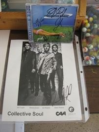 Collective Soul signed photo and CD