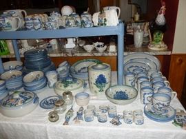 Hand painted M.A.Hadley dishes