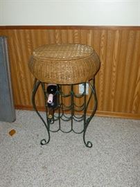 Neat wine rack stool