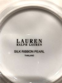 China: LAUREN by Ralph Lauren pattern: SILK RIBBON PEARL.