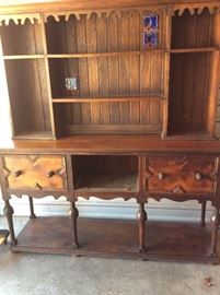 Antique Wood Buffet