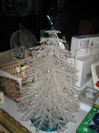 Antique stacking plastic Christmas tree