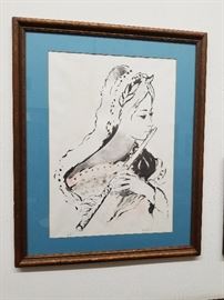 Listed Artist - Yehuda Verdi (1833-1990) - Artists Proof.. we have also just found a second lithograph by this artist.