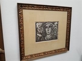 Collector's Guild with certificate - Georges Rauault "Les Visages"