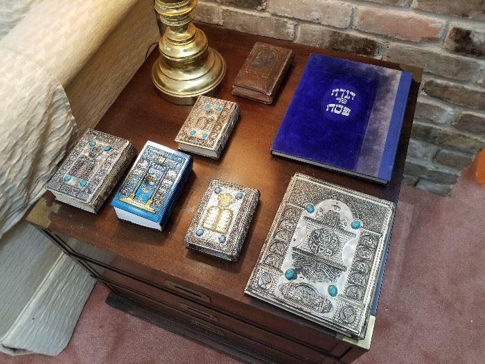 Selection of Hebrew prayer books