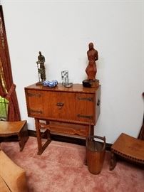 Unusual record cabinet