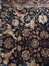 super rug. hand done. tight weave. beautiful colors. Owner paid $6000. Yours for a fraction of the cost!