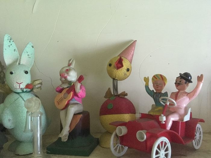 Antique Toys,Easter Candy Containers