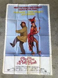 Chu Chu Philly Flash...1 of the 36 Vintage Posters Available at this sale!! They are from the Victoria Theater on Caroline Street in Fredericksburg,Va. They were mailed to the theater ,to be displayed in the marquee. They were usually thrown away ,but a family member worked there & saved them!