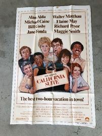 California Suite...1 of the 36 Vintage Posters Available at this sale!! They are from the Victoria Theater on Caroline Street in Fredericksburg,Va. They were mailed to the theater ,to be displayed in the marquee. They were usually thrown away ,but a family member worked there & saved them!