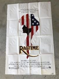 Ragtime...1 of the 36 Vintage Posters Available at this sale!! They are from the Victoria Theater on Caroline Street in Fredericksburg,Va. They were mailed to the theater ,to be displayed in the marquee. They were usually thrown away ,but a family member worked there & saved them!