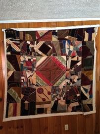 Antique 1893 "Crazy quilt"