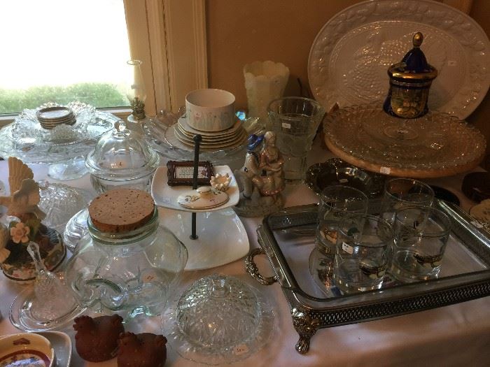 lots of glasware