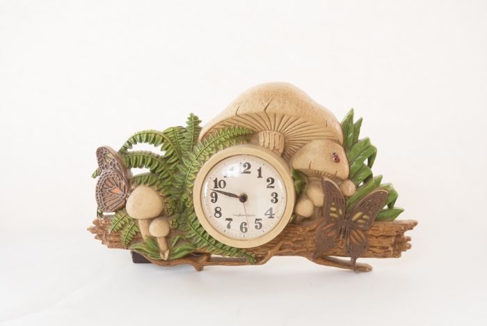 Mushroom Wall Clock