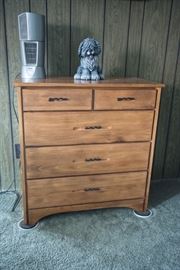 5 Drawer Wood Dresser