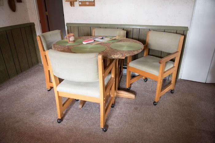 Oak Kitchen Table With 4 Chairs
